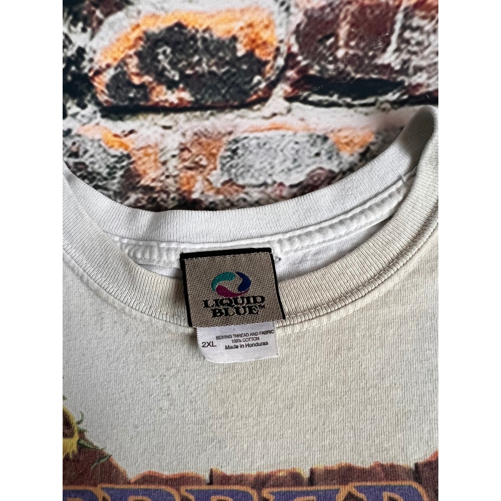 Vintage 1999 Liquid Blue Grateful Dead Terrapin Station Tie Dye T-Shirt 2XL Mens - Picture 5 of 7